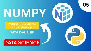How to Access, Slice, and Iterate NumPy Arrays | Data Science #5