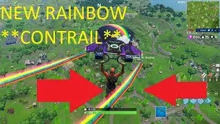 **RAINBOW** CONTRAIL + GLIDER!! - SEASON 3 BATTLE PASS - Fortnite Battle Royale