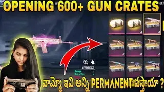CAN I GET PERMANENT GUN SKINS || OPENING 600+ GUN CREATES || RENU GAMING