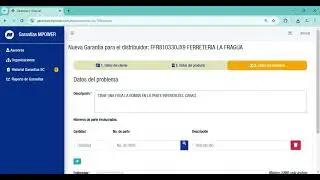 Nuevo portal de garantias Mpower