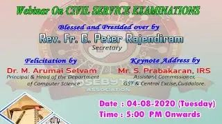 Webinar on Civil Service Examinations