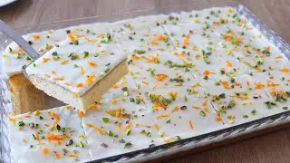 BİR DİLİM YETMİYOR! 🍊 Yumuşacık Portakallı Kremalı Kek Tarifi