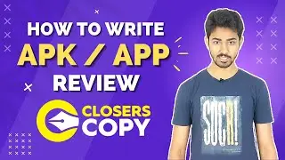 How to Write APK / App Review Article in ClosersCopy Ai | Urdu / Hindi