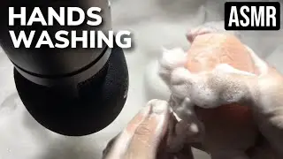 Hands washing and soap sounds - ASMR