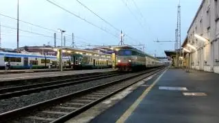 E656 Caimano transita con il suo Talgo al Tramonto!!!