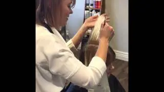 Davines 'Flamboyage' technique