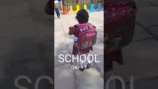 School Day -1 | School First Time | LKG Student #viral #youtubeshorts #shorts #school