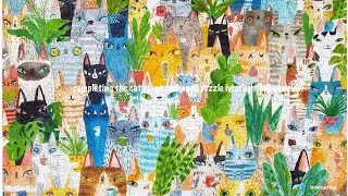 completing the cat plant exchange puzzle (werkshoppe puzzles)