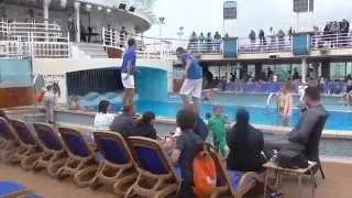 P and O MV Azura, Sail Away from Ponta Delgada, Azores, 28th March 2016