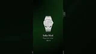 The Seiko Mod Royal oak - In white. We cooking&rsquo; #shorts #shortsvideo #viralvideo #seikomods #fypage