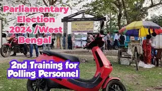 Parliamentary elections 24 || Second Training | Presiding officer Training |took Ola S1 to Reach.