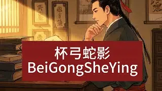 Chinese Wisdom Story - Bei Gong She Ying 杯弓蛇影：Mistaking the Reflection of a Bow for a Snake ！