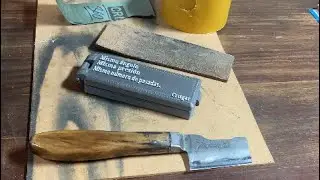 Como hacer un mini asentador de cuero 🔪😜👌