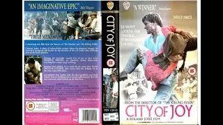Original VHS Opening & Closing: City of Joy 1993 (UK Rental Tape)