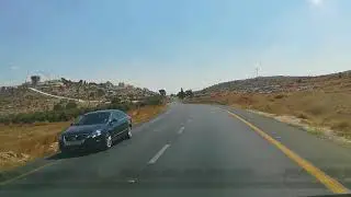 الطريق من الخليل إلى معبر بير السبع