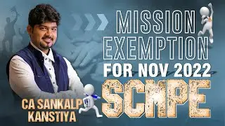 CA FINAL MISSION EXEMPTION SCMPE COSTING FOR NOV 22 BY CA SANKALP KANSTIYA