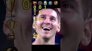 Messi Team Cups Newell's Old Boys Miami Argentina Barcelona PSG #messi #messivsronaldo