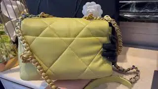 #ForAale Light cyan CHANEL 19 flap bag