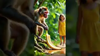 monkey and girl #music #drone #movie #adventure #live #viral #1k