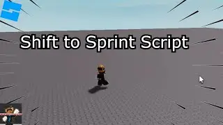 Roblox How To | Shift to Sprint Script