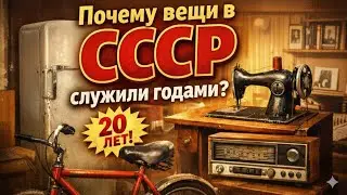 Почему вещи в СССР служили годами? Секрет долговечности советских вещей.