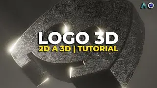 Transforma tus Logos 2D a 3D | Tutorial Cinema 4D 2023 & Arnold Render