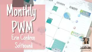 JUNE MONTHLY PLAN WITH ME | ERIN CONDREN SOFTBOUND LP | PLUS DASHBOARD & NOTES PAGES