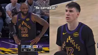 Jake LaRavia Is A 2-Way DEMON And LeBron James Loves Him 🔥