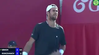 Michael Mmoh vs Karen Khachanov highlights Hong Kong Open 2026