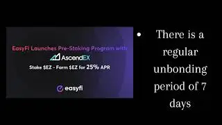 EasyFi Launches Pre Staking Program with AscendEX