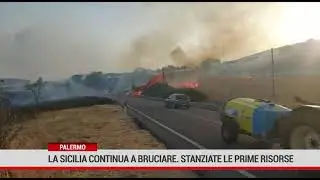 Palermo. La Sicilia continua a bruciare. Stanziate le prime risorse