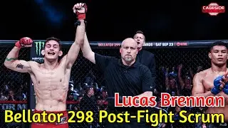 Lucas Brennan Worked Finishing Sequence In Training | Bellator 298