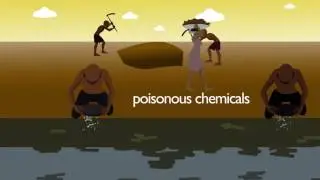 Kinetic 2D Animation on the fight against Galamsey (Illegal mining)