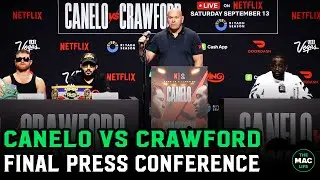 Canelo Alvarez vs. Terence Crawford Press Conference (FULL) With Dana White 