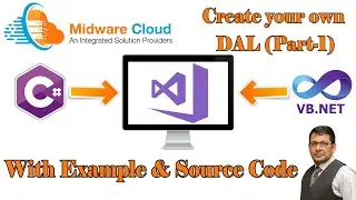 How to Create a Data Access Layer - DAL (C#) application (Part 1) | with examples | Urdu - Hindi #4