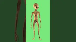 Green screen alien effects (footage) 4k [copyright free] #animation #greenscreen #alien #shorts