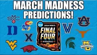 Way too Early 2024 MARCH MADNESS PREDICTIONS! (Filling Out Joe Lunardi's Bracketology)