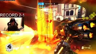 Super Top 157 Reinhardt gameplay - Overwatch Season 33 Top 500