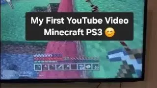 My 1st video. Minecraft PS3