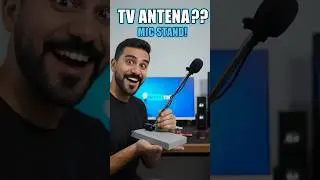 TV Antenna &rarr; Pro Mic Stand! 🤯🎙️ (Budget Hack 💰)