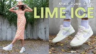 THE BEST LIGHT-COLORED DUNKS?  NIKE DUNK LOW LIME ICE ON Foot Review and How to Style