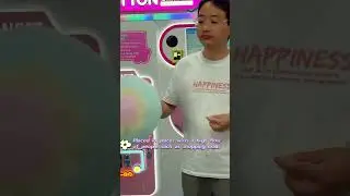 Cotton candy vending machine is suitable for Baoma to do sideline work #cottoncandy