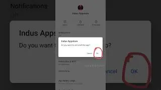 how to delete indus app store