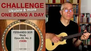 Fernando Sor &bull; Study Opus 60, No. 2 (Ukulele-Solo) &ndash; #698