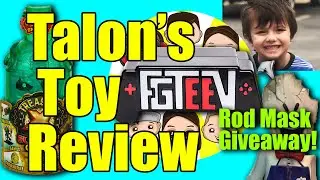 Talon and PaPa Toy Review - FGTeeV Controller Combo and Treasure X Sunken Gold Bottle Smash Review