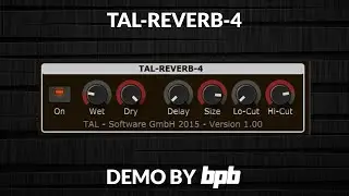 TAL-Reverb-4 VST/AU Plugin DEMO