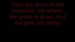 Guns N' Roses Paradise City lyrics