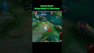 Innocent Beatrix Savage Moment vs Team Vamos #mobilelegends #mlbb #mplmy
