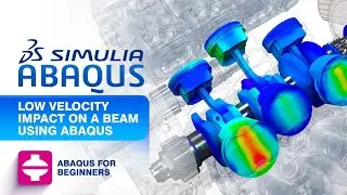 Low Velocity Impact on a Beam | Introduction to Abaqus| Abaqus for Beginners
