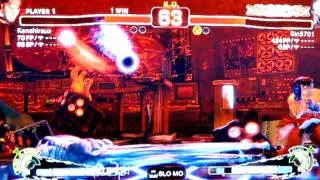 スーパーストリートファイターⅣ ＡＥ : Kenshiraux (Ryu) vs Sin5701 (Seth)